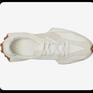 New Balance Women's Cream and Tan Sneakers